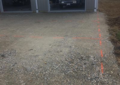 damaged pavement