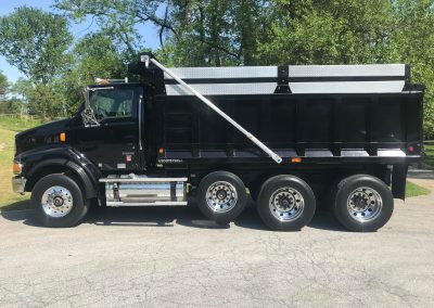 parked trucks