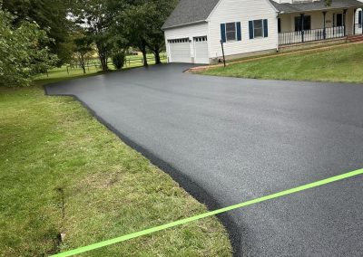new asphalt road