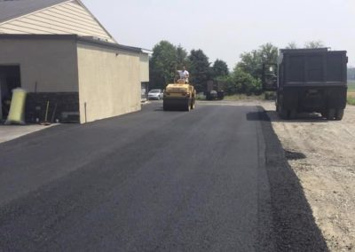 new asphalt road