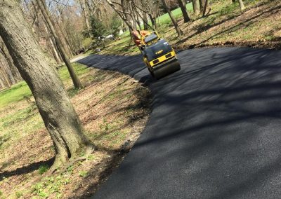 new asphalt road