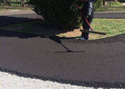 new asphalt road