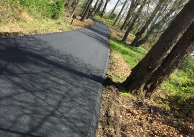 new asphalt road